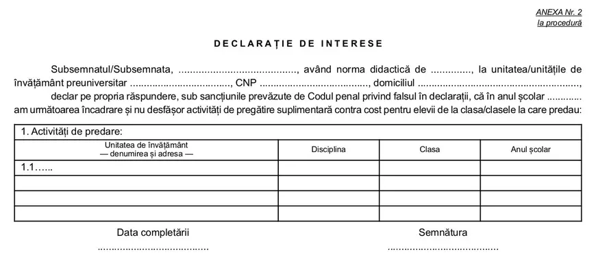 declaratie-proprie-raspundere-meditatii - Jurnalul Olteniei - Stiri regionale din Oltenia